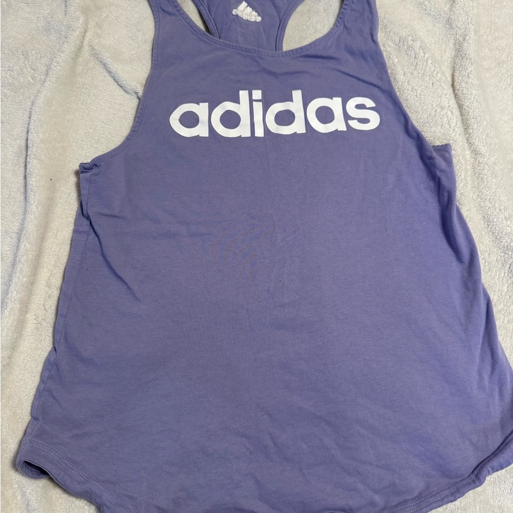 Adidas Lavender Racerback Tank